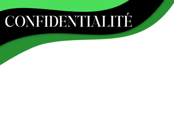 Bannière Confidentialité
